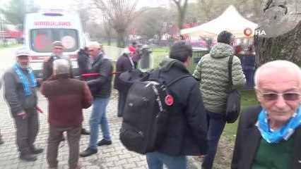 Cumhurbaşkanını görmek için 6 çocuğuyla Fransa'dan geldi