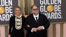 Kim Morgan and Guillermo del Toro 2023 Golden Globes Arrivals