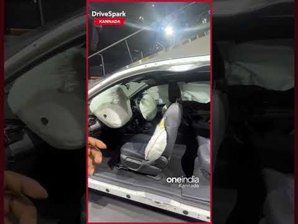 TATA HARRIER LIVE AIRBAGS | AUTOEXPO 2023.#auto #autoexpo #motorcycle #automotive #cars #drivespark