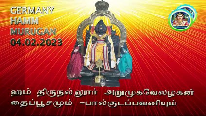 தைப்பூசமும் பால்குடப்பவனியும்#Hamm murugan temple#speech #சிவஸ்ரீ .ச.ரவீந்திரநாதக்குருக்கள். Ahlen