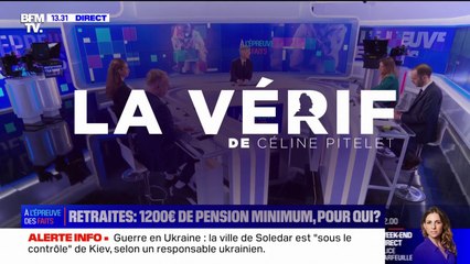 LA VÉRIF' - Qui bénéficiera de la revalorisation de la pension minimum à 1200€?