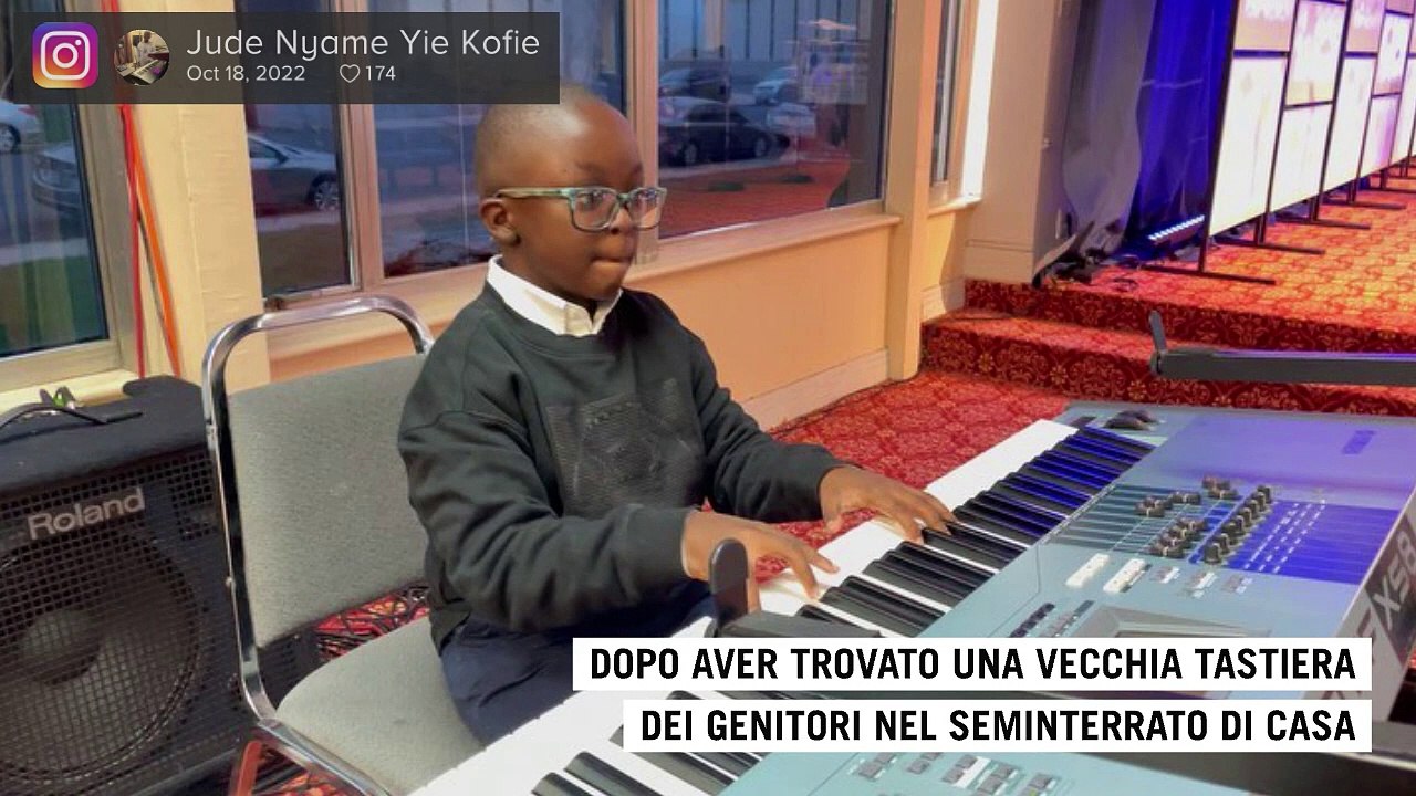 L'incredibile talento del piccolo Jude "A 11 anni suona il pianoforte