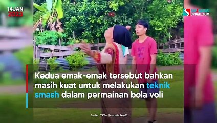 Usia Boleh Senja, Skill Bola Voli Gak Kalah Sama Anak Muda