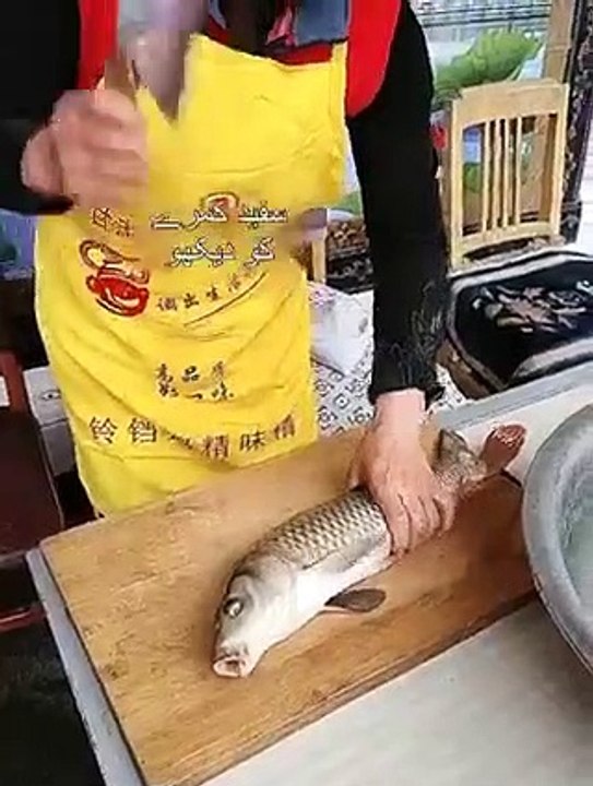 Small fish is crying as baby