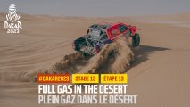 Plein gaz dans le désert / Full gas in the desert - Étape 13 / Stage 13 - #Dakar2023