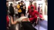 Commuters join Street Dancers in a NYC Subway Car