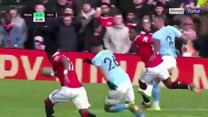 Manchester United vs Man-City 2-1 Goals and Highlights