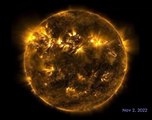 Time for some Sun salutations: Nasa video shows solar activity over 7 days condensed into 23 seconds