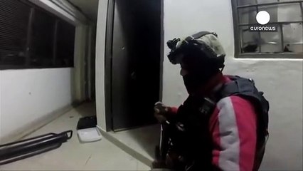 Dramatic footage of El Chapo arrest raid