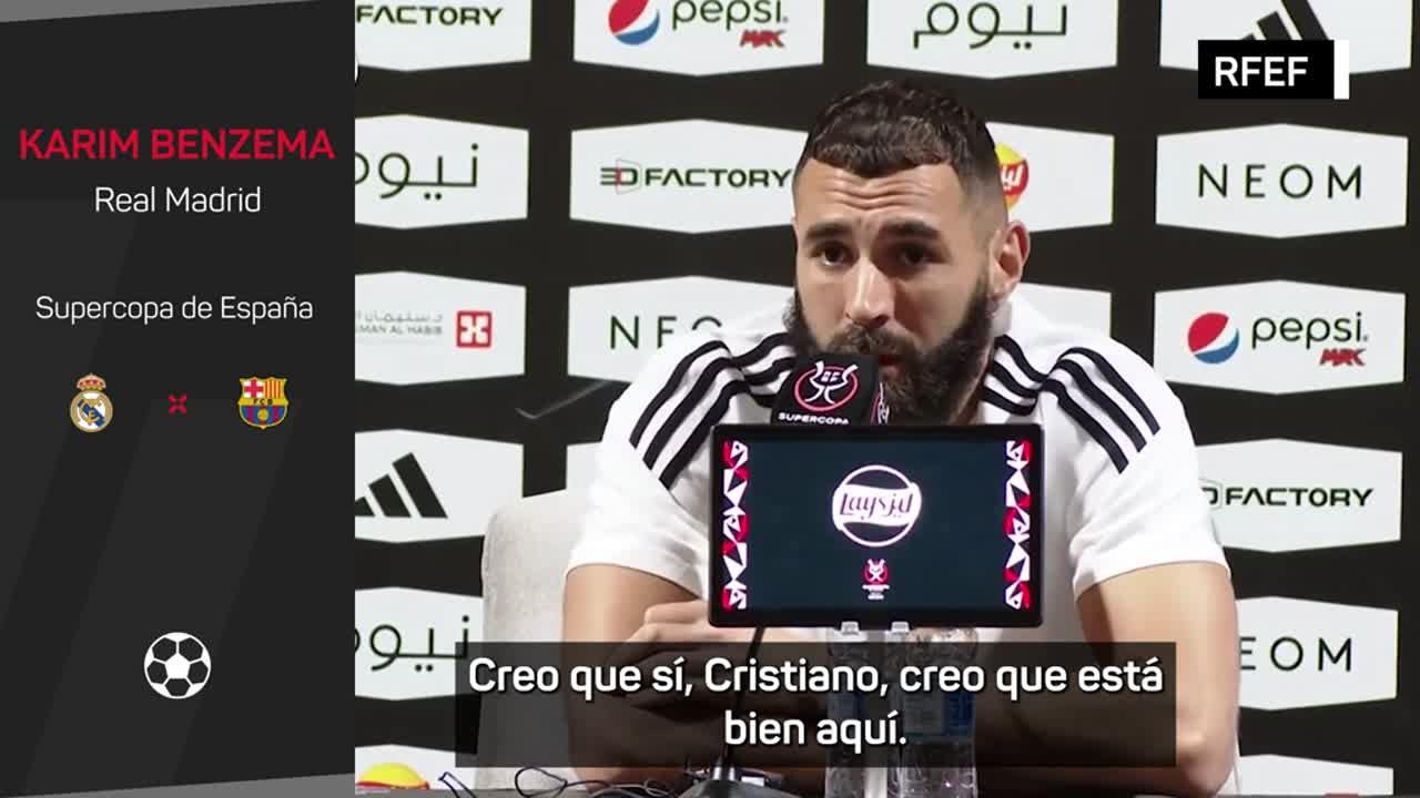 SUPERCOPA | REAL MADRID | BENZEMA: "No necesito una foto con CRISTIANO para decir que somos amigos" | AS