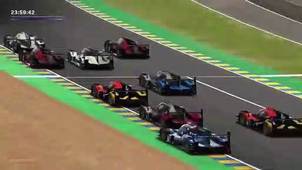 24h Of Mans 2023 Virtual  Start Incredible Move Verstappen P3 to P1