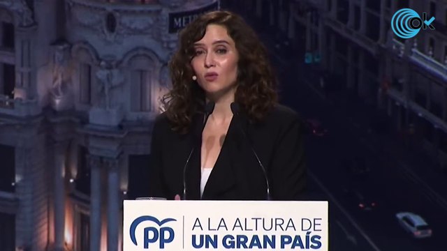 Ayuso denuncia la doble vara de medir de la izquierda con Griñán: A Zaplana se le trató como una bestia