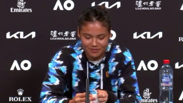 Open d'Australie 2023 - Emma Raducanu : I was very scared in Auckland in the quarter-finals. There was a big collective effort with my team so that I could play this tournament
