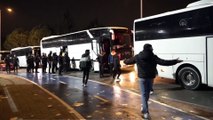 Adana Demirspor ve MKE Ankaragücü taraftarları arasında gerginlik