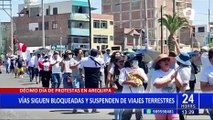 Marcha por la paz en Tacna: Empresarios y comerciantes piden parar con la violencia