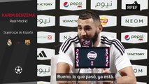 FINAL SUPERCOPA ESPAÑA | REAL MADRID - BARCELONA | Rueda de prensa de BENZEMA | AS