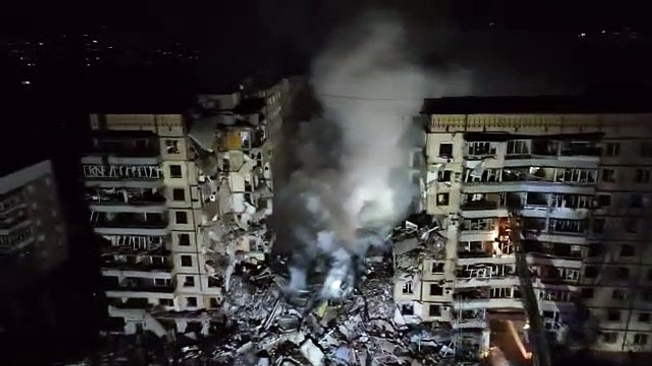 "Todos serão responsabilizados". As imagens do "terror" em Dnipro