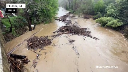 California rivers rising from floodwaters