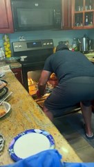 Turkey Dinner Goes Awry With Oven Fire