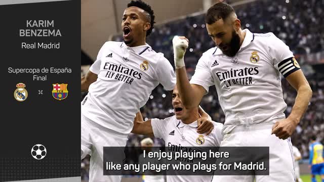 Benzema focused on Supercopa final amid uncertain future