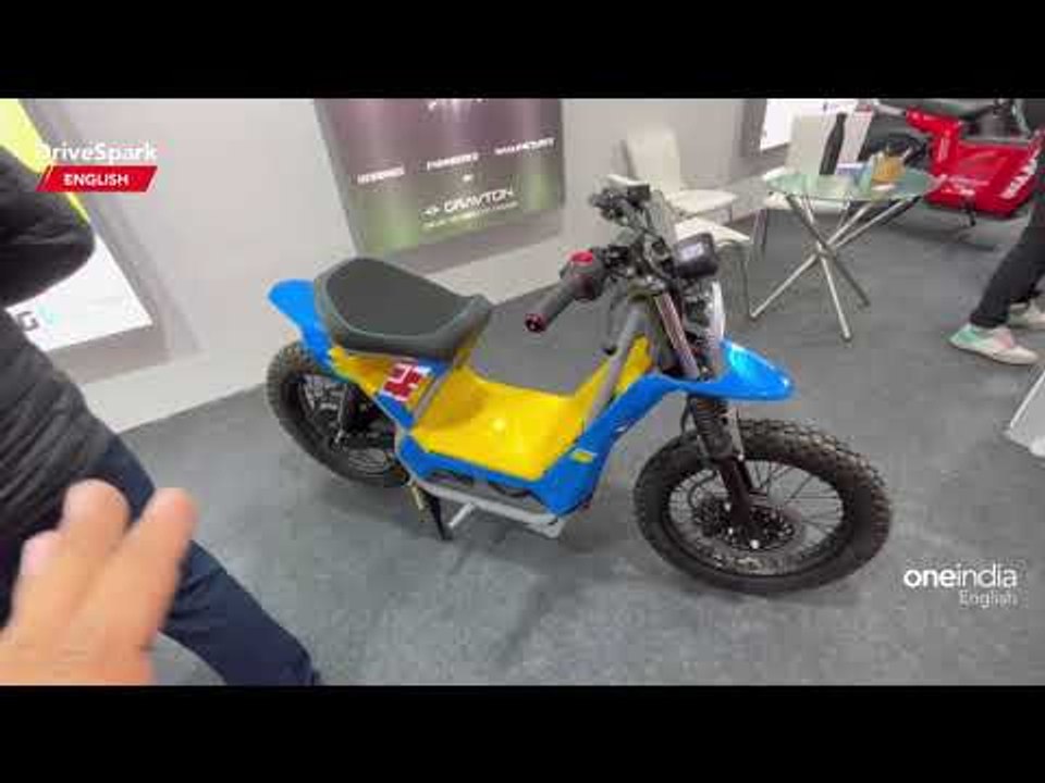 Auto Expo 2023: Gravton Electric Bikes | Battery Swap | Punith Bharadwaj | DriveSpark