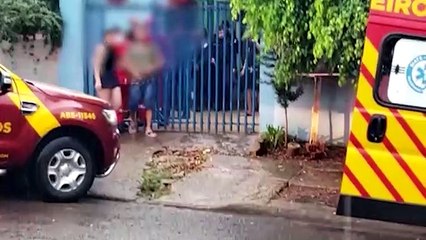 Скачать видео: Briga motiva agressões e disparo de arma de fogo no Interlagos