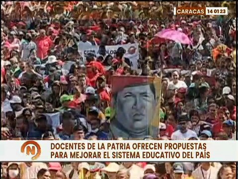 Maestros y Maestras de la Patria apoyan gestión de la Revolución en materia educativa
