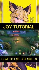 Joy Tutorial, How to use skills of Joy!!! #mlbb #mlbbtutorial #joy