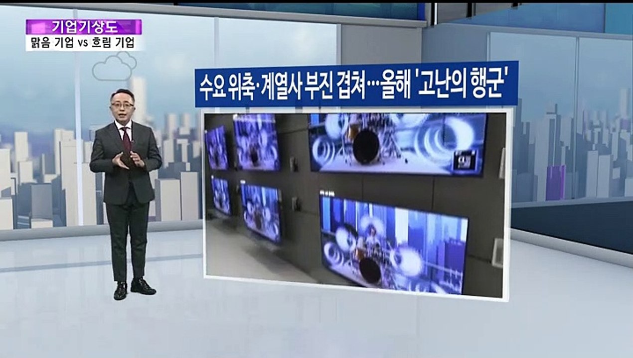 [기업기상도] 연초 호재에 맑은 기업 vs 눈보라 예고로 흐린 기업