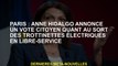 Paris: Anne Hidalgo annonce un vote citoyen sur le sort des scooters électriques en libre-service