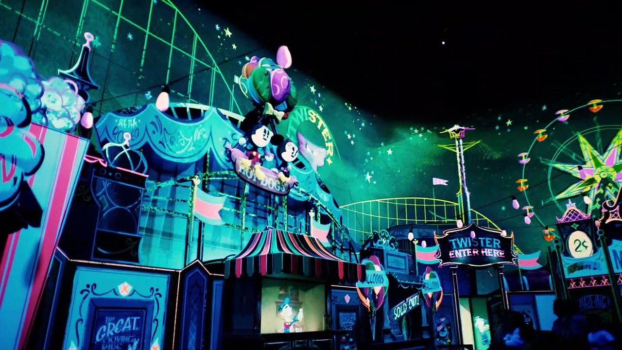 Runaway Railway Dark Ride POV Video (Disney's Hollywood Studios Theme