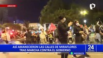 Así se vivió las manifestaciones en Lima tras la llegada de protestantes