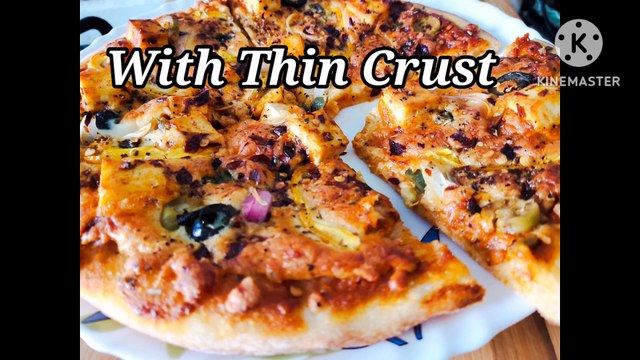 Fiery Spicy Schezwan Paneer Pizza Recipe | Schezwan Paneer Pizza Domino's Style | Goan Foodie |