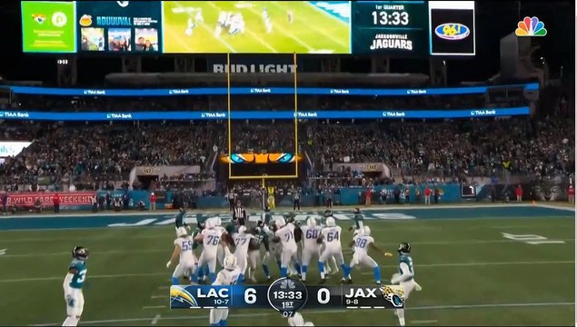 Jacksonville Jaguars vs. Los Angeles Chargers Full Highlights 1st QTR _ NFL WILD CARD_ 2023