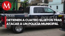 Atacan a policía municipal en Quintana Roo; detienen a 4 personas