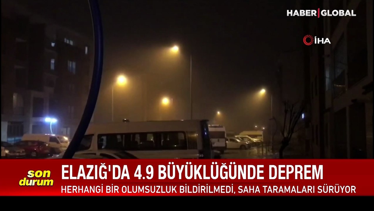 Elazığ'da 4.9 büyüklüğünde deprem