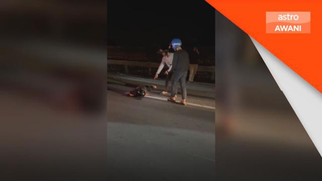 Lumba Haram: Seorang penunggang maut dalam kemalangan di Lebuhraya Utara Selatan