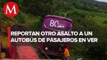 En Veracruz, asaltan a pasajeros de autobús que salió de Coatzacoalcos