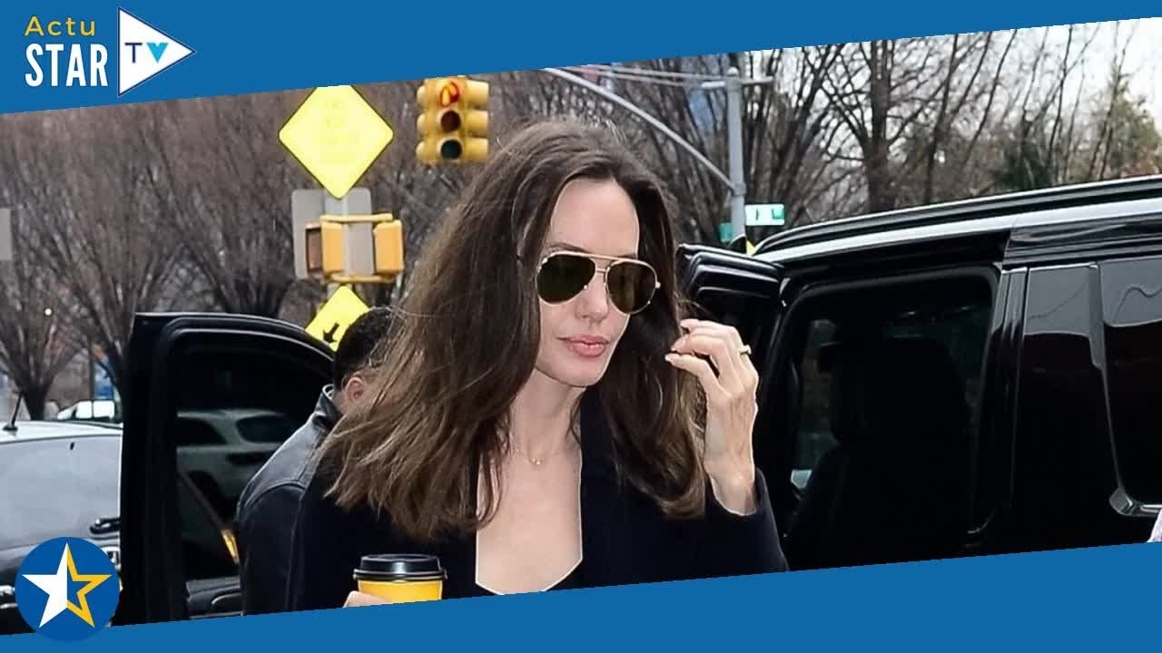 Angelina Jolie dégaine un sac XXL de luxe : passage remarqué à New York avec sa fille Zahara