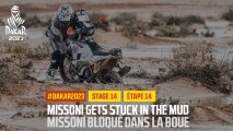 Missoni gets stuck in the mud / Missoni bloqué dans la boucle - Étape 14 / Stage 14 - #Dakar2023
