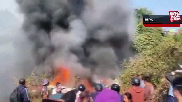 Nepal'de 72 kişiyi taşıyan uçak düştü