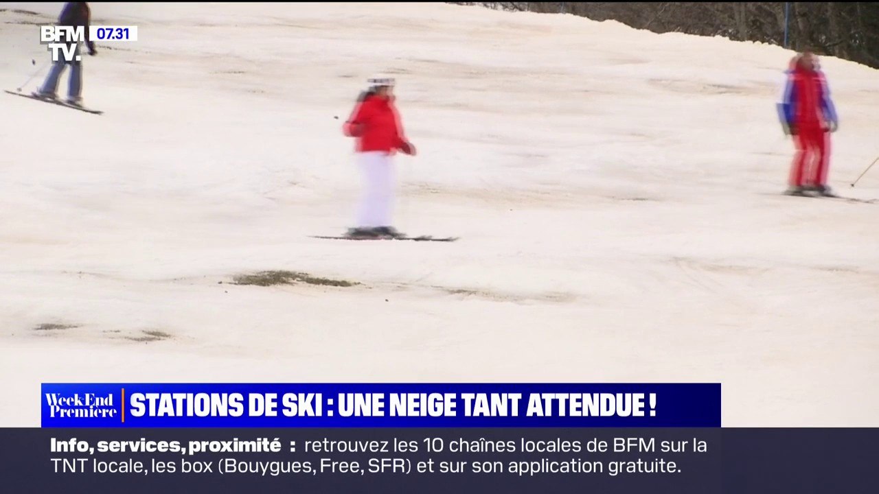 À la station de ski de La Clusaz, le retour de la neige est très attendu