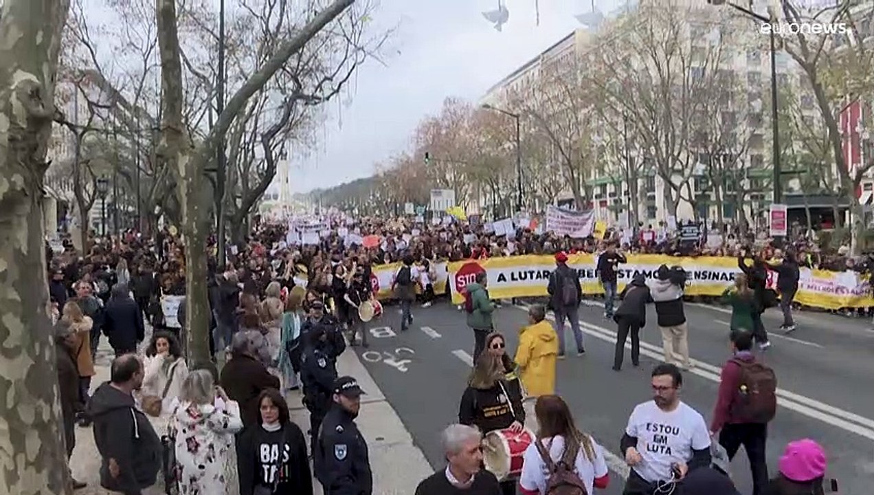 Portogallo: la marcia degli insegnanti