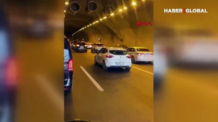 Çekmeköy'de tünelin içinde çağ dışı görüntüler: Ateş açtılar!