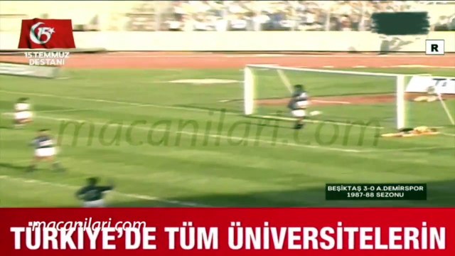 Beşiktaş 3-0 Adana Demirspor [HD] 12.09.1987 - 1987-1988 Turkish 1st League Matchday 3
