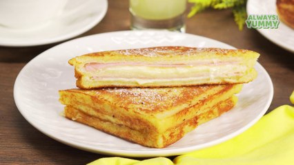 MONTE CRISTO Sandwich. The Best Breakfast Idea. Recipe by Always Yummy!