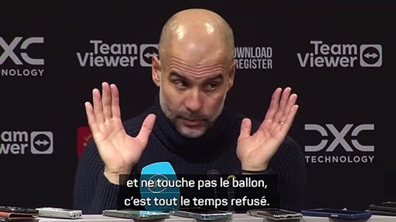 Man. City - La colère froide de Guardiola : "Dix fois sur dix, c'est hors jeu mais à Old Trafford..."