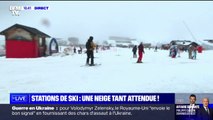 À Samoëns, en Haute-Savoie, le retour de la neige fait du bien au moral des saisonniers