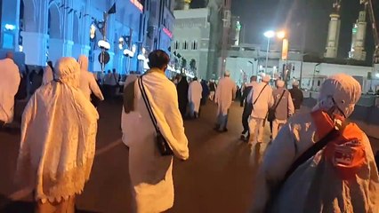 Walk from Bus Stop to Masjid ul Haram for Fajar 2023