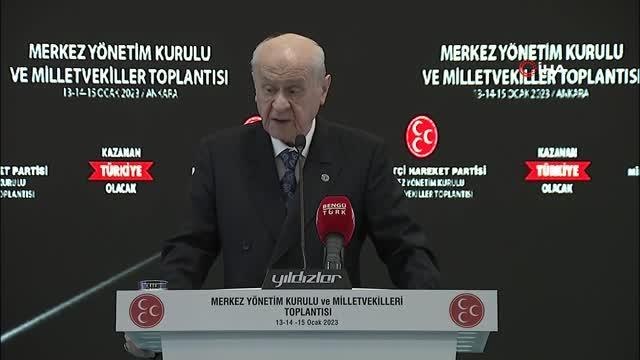 MHP lideri Bahçeli'den Altılı Masa'ya çağrı: Cumhurbaşkanımız Recep Tayyip Erdoğan'ın etrafında tek yumruk olalım